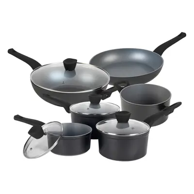 Zestaw rondel garnek patelnia wok Russell Hobbs Pearlised 10el