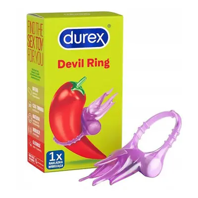 Pierścień wibracyjny Durex Play Little Devil Wariant/Rozmiar: 1 szt ⚫ DARMOWA DOSTAWA od 299zł ⚫