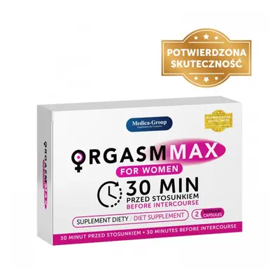 Orgasm Max for Women - tabletki na zwiększenie libido Wariant/Rozmiar: 2 kapsułki ⚫ DARMOWA DOST