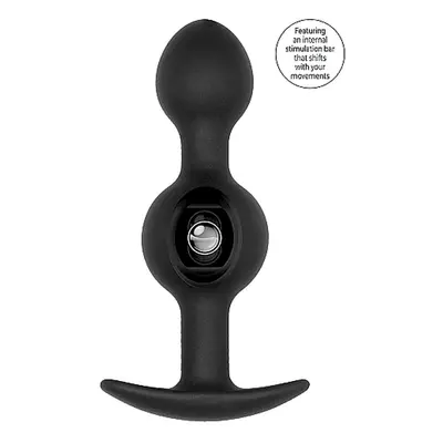 Sono N0. 90 Self Penetrating Butt Plug Black - Korek analny z ruchem pulsacyjnym ⚫ DARMOWA DOSTA