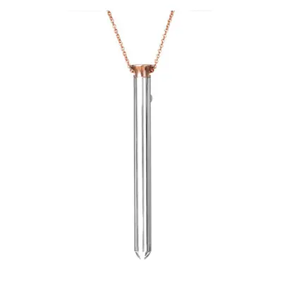 Crave Vesper Vibrator Necklace -Miniwibrator w kształcie naszyjnika, Różowe złoto ▶️ ⚫CYBER MOND