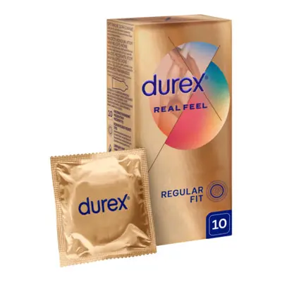 Prezerwatywy Durex Real Feel Wariant/Rozmiar: 1 op, 10 szt ⚫ DARMOWA DOSTAWA od 299zł ⚫ DYSKRETN