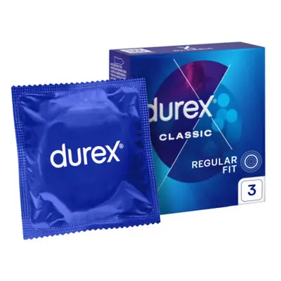 Durex Classic - prezerwatywy lateksowe Wariant/Rozmiar: 1 op, 3 szt ⚫ DARMOWA DOSTAWA od 299zł ⚫