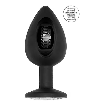 Sono N0. 91 Self Penetrating Butt Plug Black - Korek analny z ruchem pulsacyjnym ⚫ DARMOWA DOSTA