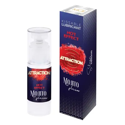 Attraction Lubricant Heat Mojito 50 Ml - Lubrykant o smaku mohito ⚫ DARMOWA DOSTAWA od 299zł ⚫ D