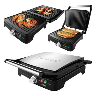 Funkcjonalny grill elektryczny 2w1 z opiekaczem Taurus Asteria 2200W