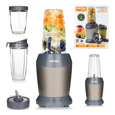 Blender kielichowy Petra + bidon 0,8l/1l 1000W