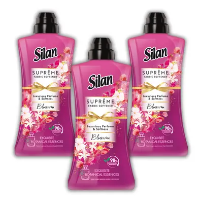 Zmiękczające płyny do płukania tkanin Silan Supreme Blossom 3x1012 ml 138 prań