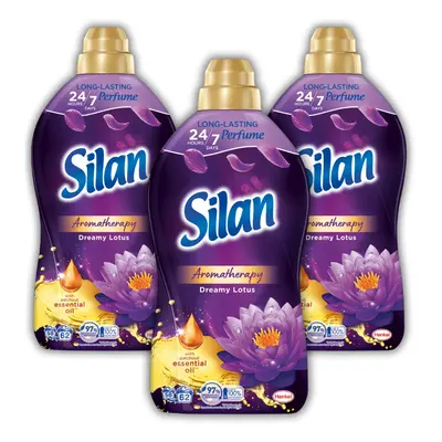 3x Zmiękczający płyn do płukania Silan Aromatherapy Dreamy Lotus 3x1364 ml 186 prań