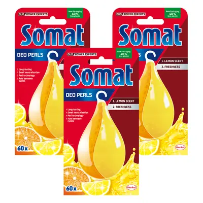 Cytrynowy neutralizator zapachu Somat Deo Perls 3 x 17g