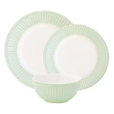 Serwis obiadowy na 24 osoby Alice Pale Green, Green Gate