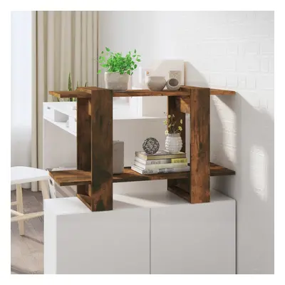 vidaXL Regał na książki/przegroda, opalany dąb, 80x30x51 cm