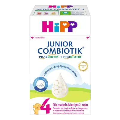 HiPP Junior Combiotik 4 Produkt na bazie mleka dla małych dzieci po 2. roku 550 g