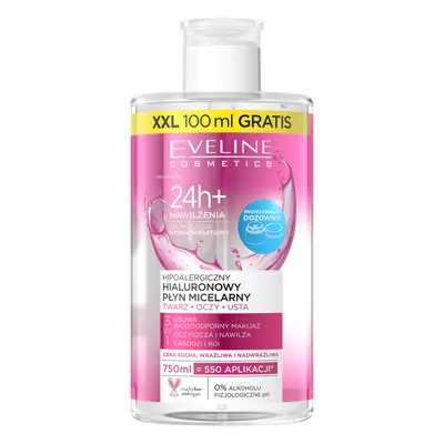 Eveline Cosmetics Hipoalergiczny hialuronowy płyn micelarny 3w1 750 ml