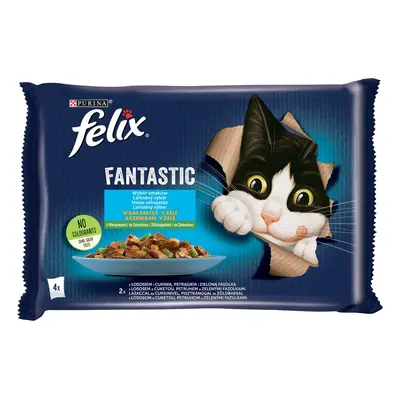 Felix Fantastic Karma dla kotów wybór smaków w galaretce (4 x 85 g) 340 g