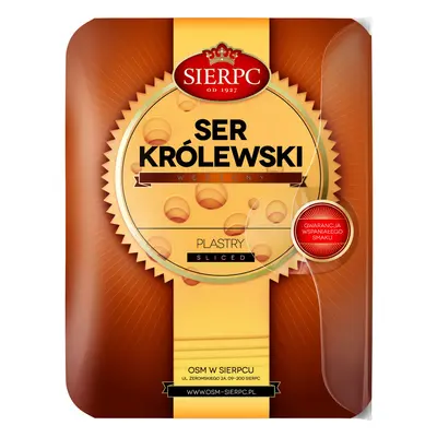 Ser królewski wędzony plastry, 135 g