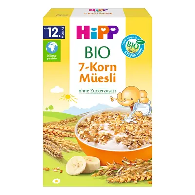 HiPP BIO Musli 7 zbóż z bananami od 12. miesiąca 200 g