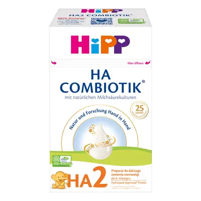 HiPP HA 2 Combiotik Preparat do dalszego żywienia niemowląt po 6. miesiącu 600 g