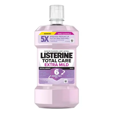 Listerine Total Care Extra Płyn do płukania jamy ustnej łagodny smak 500 ml