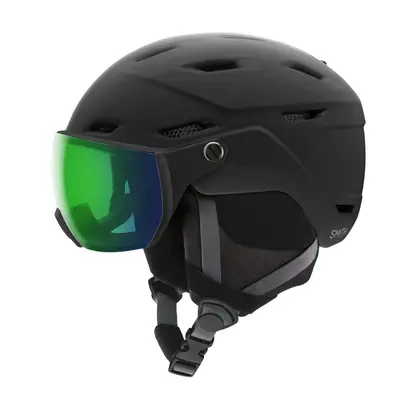 Smith Survey, kask narciarski z wizjerem, czarny