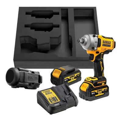 Akumulatorowy klucz udarowy 1/2", 812Nm, 18V XR,Li-Ion, 2x5,0Ah, DeWalt DCF891P2G-QW