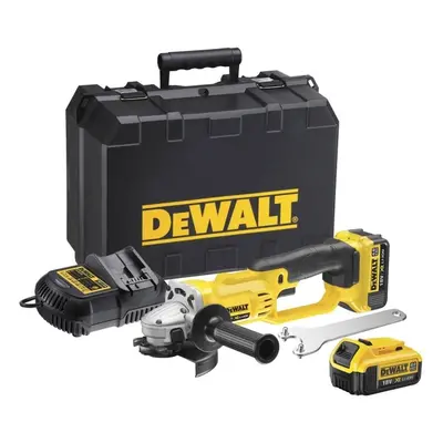 Akumulatorowa szlifierka kątowa 125mm, 18V Li-Ion 2x4,0Ah, DeWalt DCG412M2-QW