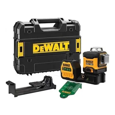 Akumulatorowy, samopoziomujący laser 3-wiązkowy 360° z wiązką zieloną do 30m, 12/18V, DeWalt DCE