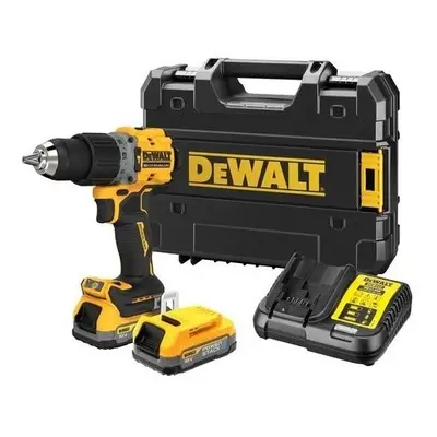 Akumulatorowa, udarowa wiertarko-wkrętarka 90 Nm 18V Li-Ion, 2x1,7Ah, POWERSTACK G3 XR, DeWalt D