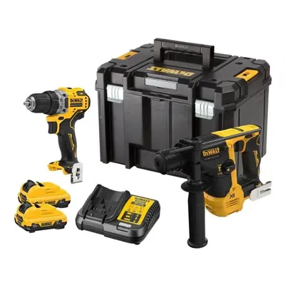 Akumulatorowy zestaw Combo DCH072 + DCD701, 12V XR, Li-Ion 2x3,0Ah, DeWalt, DCK2103L2T-QW