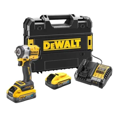 Akumulatorowy klucz udarowy 1/2" 406Nm, Li-Ion 18V/2x5,0Ah POWERSTACK, TStak, DeWalt DCF921H2T-Q