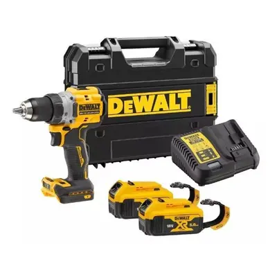 Akumulatorowa wiertarko-wkrętarka 90 Nm 18V Li-Ion 2x5,0Ah, XR LANYARD READY, DeWalt DCD800P2LRT