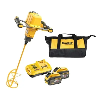 Mieszarka akumulatorowa do zapraw, 54V Li-Ion 2x9,0Ah DeWalt DCD240X2-QW