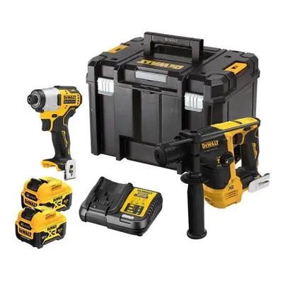 Akumulatorowy zestaw Combo DCH072 + DCF801, 12V XR, Li-Ion 2x5,0Ah, DeWalt, DCK2104P2T-QW