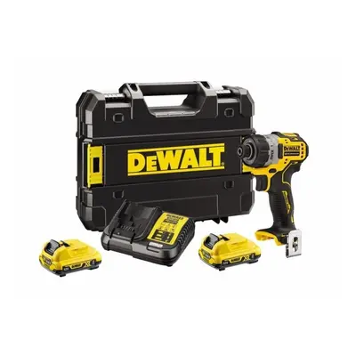 Wiertarko-wkrętarka udarowa, 8 Nm, 12V  Li-Ion, 2x2,0Ah, DeWalt DCF601D2-QW