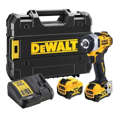 Akumulatorowy klucz udarowy 1/2", 340Nm 12V Li-lon 2x5,0Ah, DeWalt DCF901P2-QW