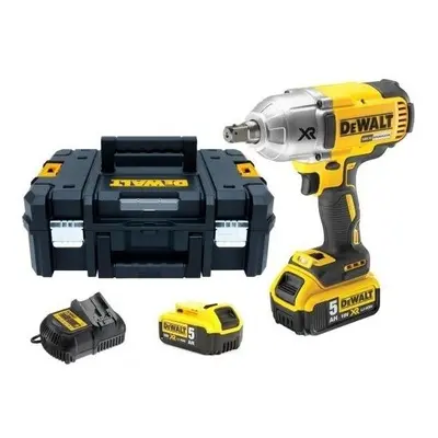 Akumulatorowy klucz udarowy 1/2'', 950Nm, 18V Li-lon 2x5,0Ah, DeWalt DCF899P2-QW