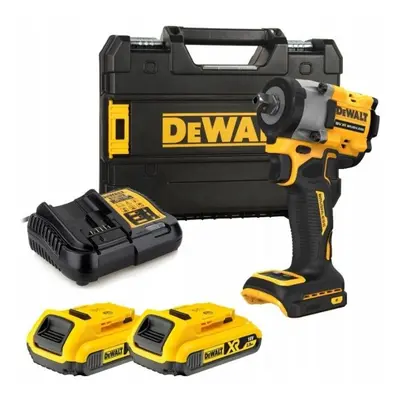 akumulatorowy klucz udarowy 1/2", 406Nm, 18V XR,Li-Ion, 2x2,0Ah, DeWalt DCF922D2T-QW