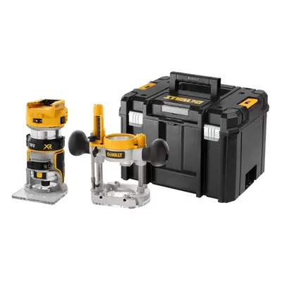 Akumulatorowa frezarka górnowrzecionowa, tuleja zaciskowa 8mm 18V Li-Ion, walizka TStak, DeWalt 