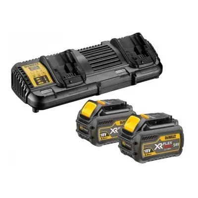 Zestaw 2 akumulatorów 54V Li-Ion 6,0Ah + ładowarka DeWalt DCB132T2-QW