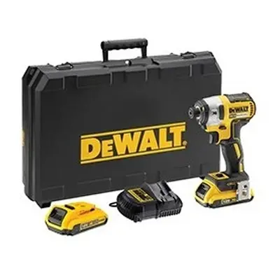 3-biegowa akumulatorowa zakrętarka udarowa 1/4" 18V Li-Ion 2x2,0Ah Dewalt DCF887D2-QW