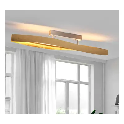 Elegancka lampa sufitowa LED, płatki metaliczne