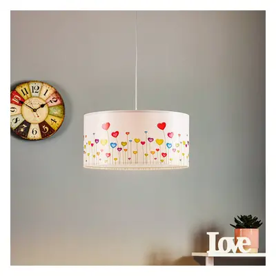 Lampa wisząca do pokoju dziecięcego Hearts