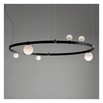 Karman Stant lampa wisząca LED czarna Ø 189 cm