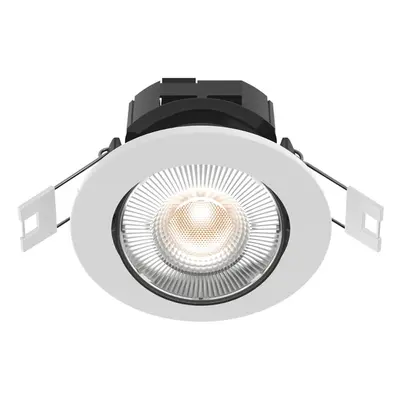 Lampa sufitowa wpuszczana typu downlight Calex Smart, biała