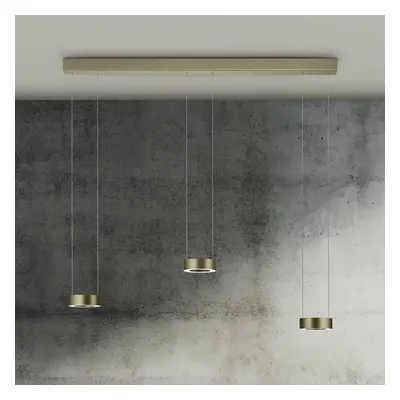Lampa wisząca LED Zera, brąz, sterowanie gestami
