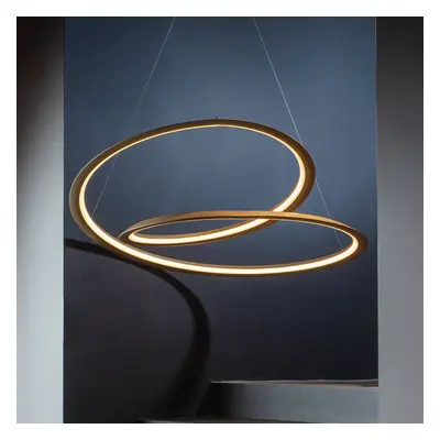 Lampa wisząca Nemo Kepler 2 700K Down Ø110cm złota