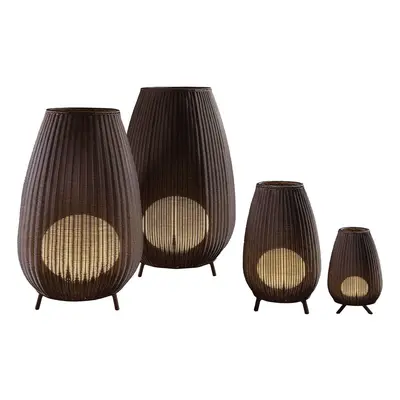 Bover Amphora 02 lampa tarasowa, rattan brązowy
