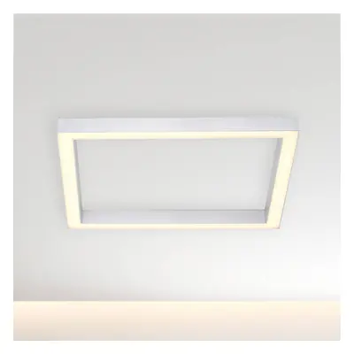 Lampa sufitowa LED PURE Lines, 55 x 55 cm, srebrna, CCT, pilot