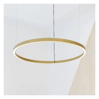 Luceplan Compendium Circle 110cm, mosiądz