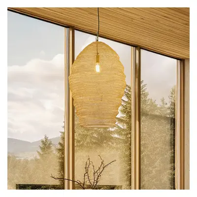 Lampa wisząca Lindby Eldric, Ø 40 cm, kolor złoty, żelazo, E27